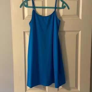 J Crew Workout Dress, Size S, Bright Blue